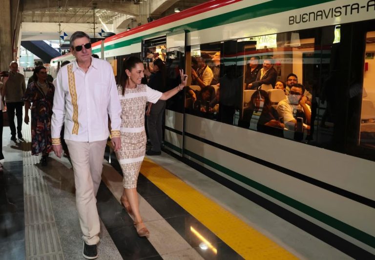 Inauguran el Tren Felipe Ángeles, Buenavista-AIFA