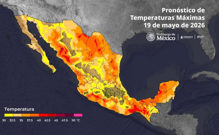 Registra la mitad del país calor a más de 40°C