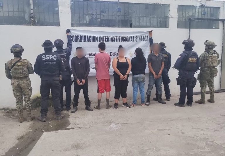 Detienen a 5 en Escuinapa