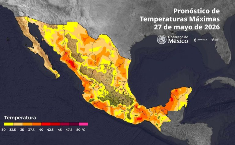Registran 11 estados del país efectos de ola de calor