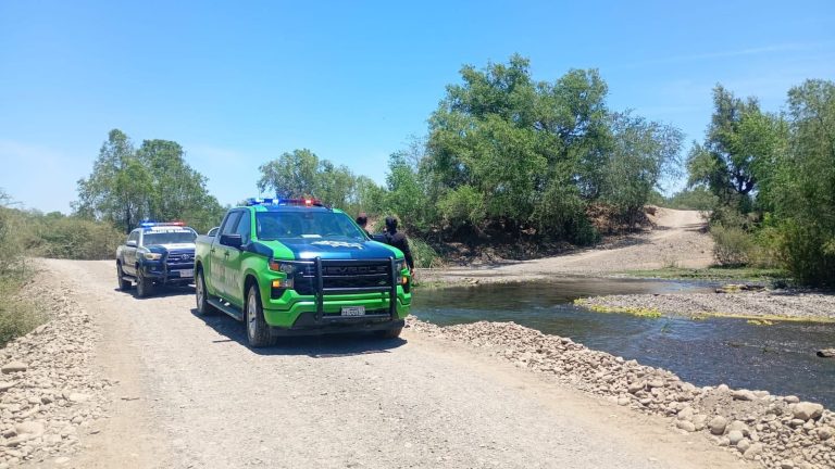 Patrullan río en Guasave tras muerte de 2 jóvenes