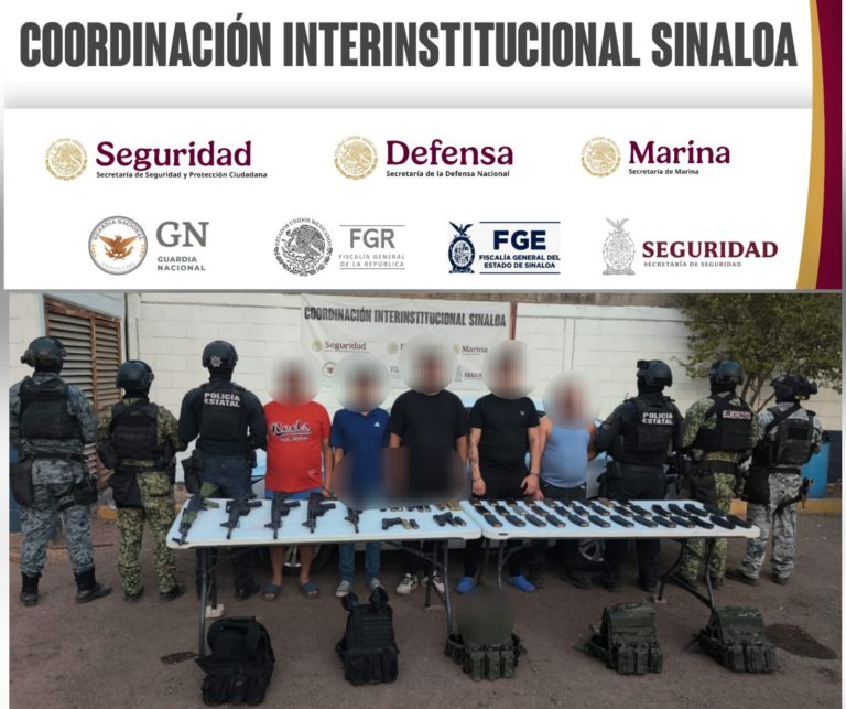 Caen 7 tras 2 operativos en Culiacán