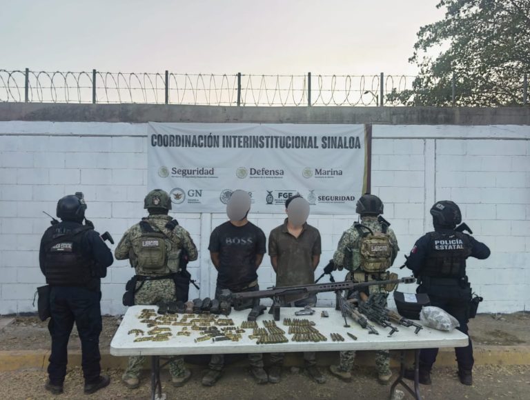 Detienen a 2 civiles en Villa Juárez, Navolato
