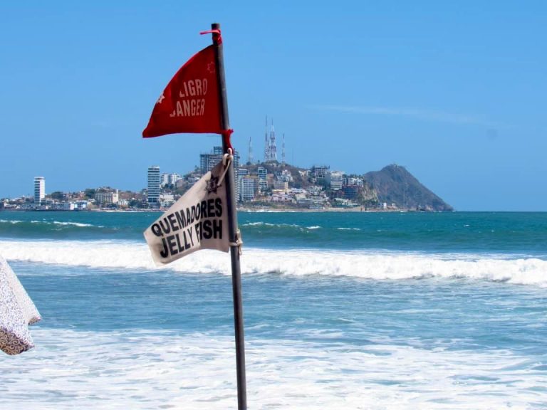 Prohíben acceso a playas por alto oleaje