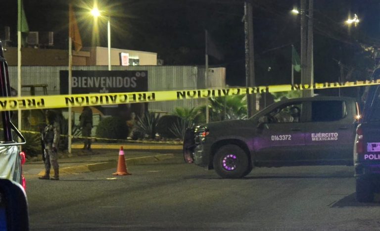 Después de los disparos, cayó sin vida