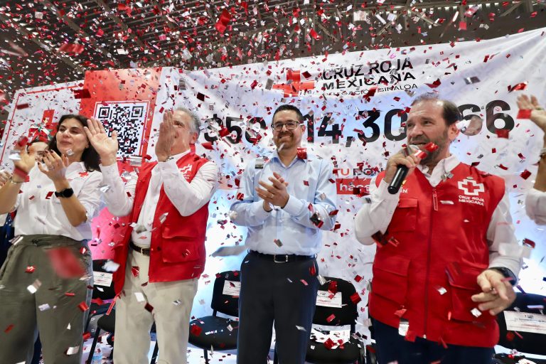 Supera Cruz Roja meta de colecta con $50 millones