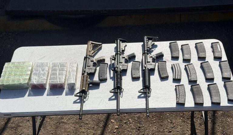 Aseguran fusiles, 15 cargadores y más de mil 200 cartuchos útiles en La Limita de Itaje