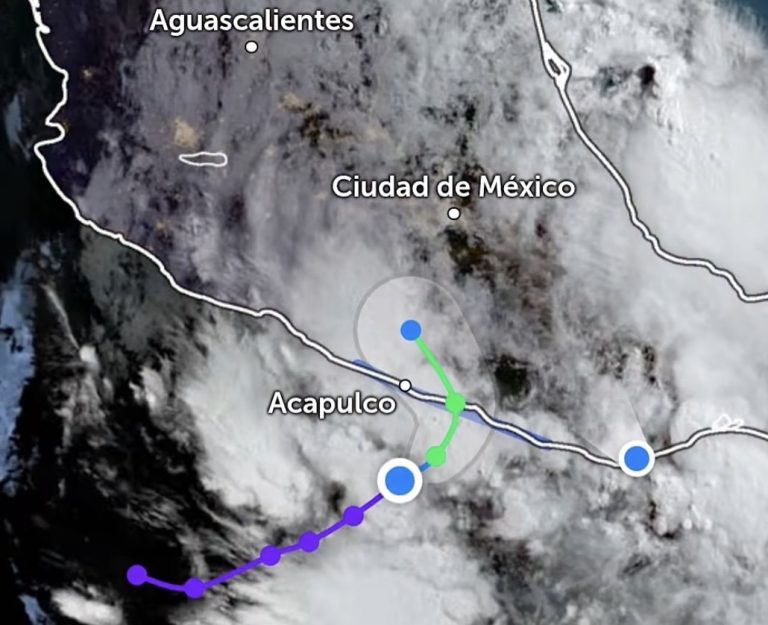 Se forma la depresión tropical 2-E en el Pacífico
