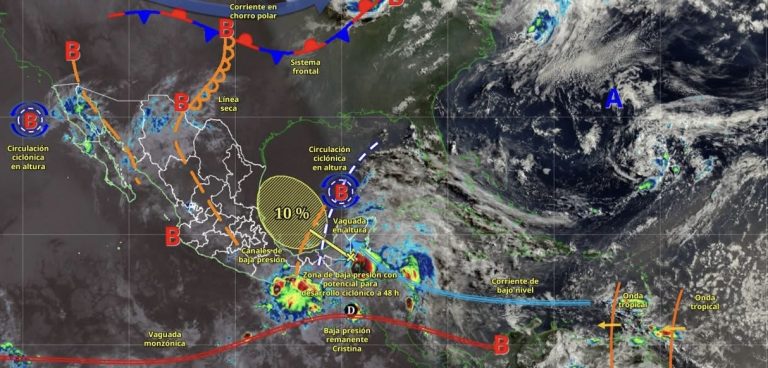 Anticipan lluvias fuertes en la sierra y calor intenso