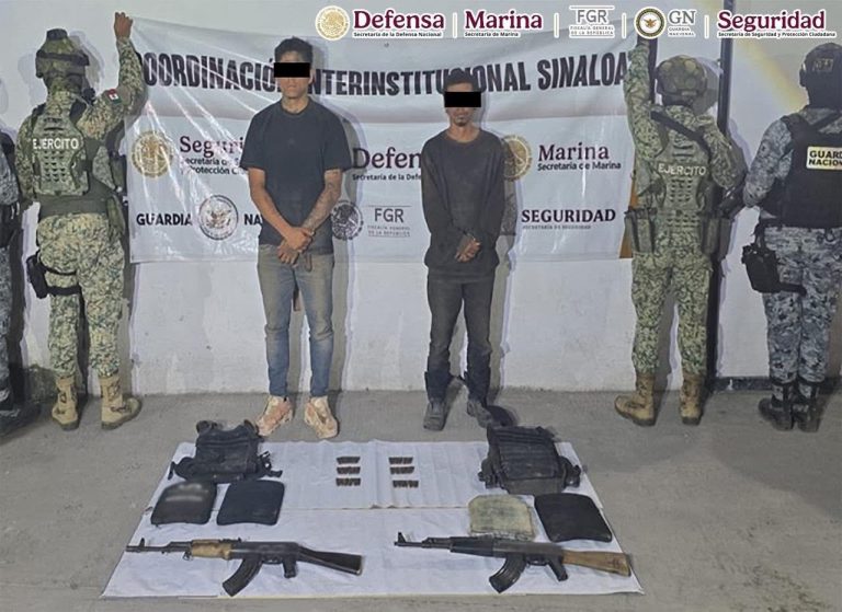 Capturan a el 24, presunto líder criminal regional en Sinaloa