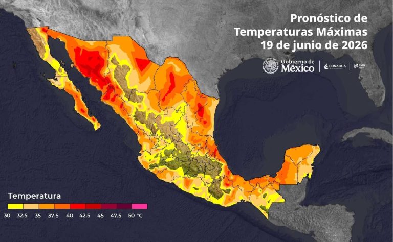 Sinaloa con calor extremo; ambiente caluroso en gran parte del país