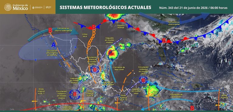 Prevén lluvias fuertes en 22 estados