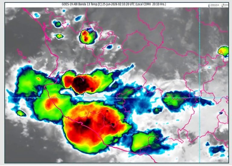 Lluvias, 15% más intensas en México en lo que va del año
