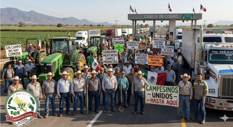Exigen a Sheinbaum pago federal; toman caseta El Pisal