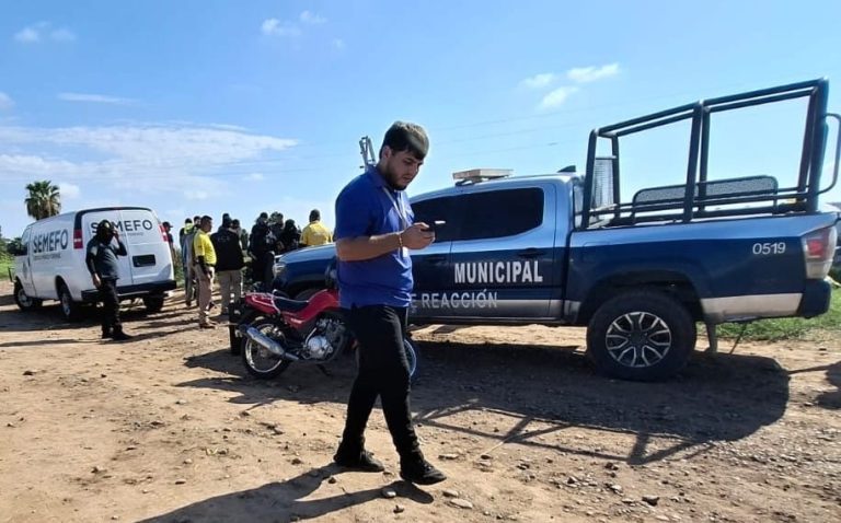 Fallece motociclista al caer a canal en El Vergel, Navolato