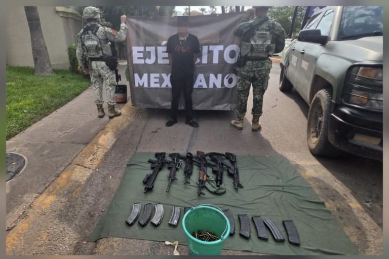 Detienen a 2, entre ellos un menor herido, tras persecución en Culiacán