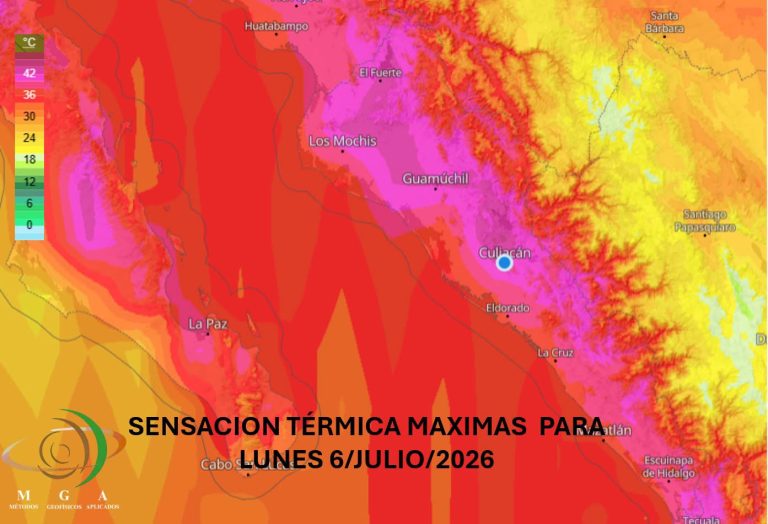 Prevén semana de intenso calor y lluvias fuertes jueves y viernes