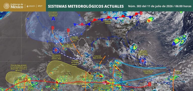 Exhortan a reforzar medidas de auto cuidado por lluvias para este fin de semana