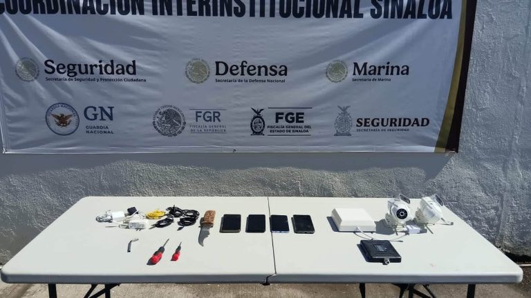 Decomisan en penal de Aguaruto celulares, punzocortantes y cámaras de vigilancia
