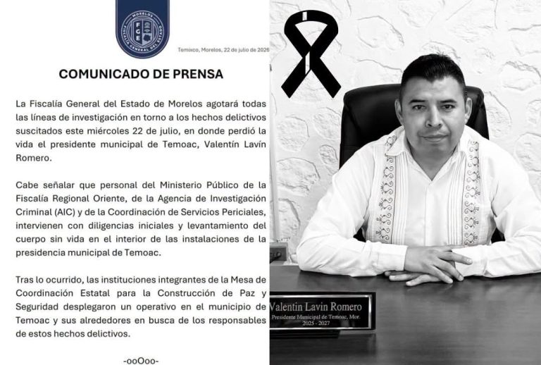 Matan al alcalde de Temoac, en Morelos
