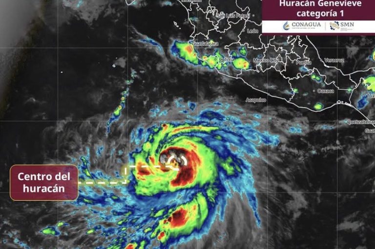 Genevieve se ha intensificado a categoría 3