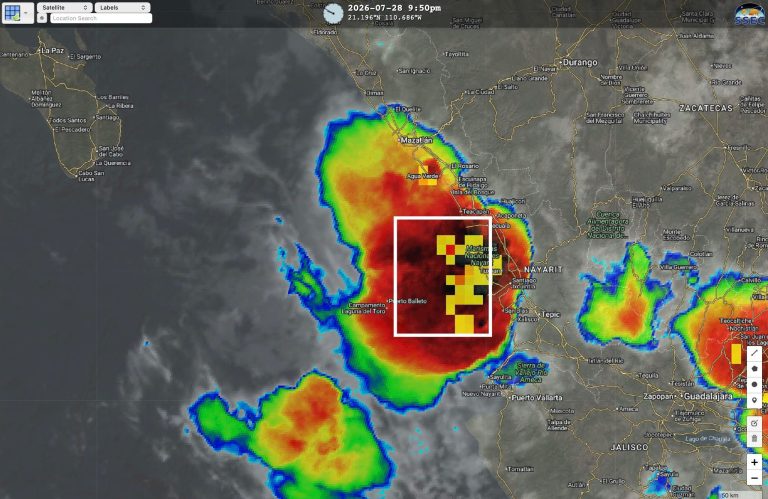 Advierten para esta noche tormentas en Sinaloa y Nayarit
