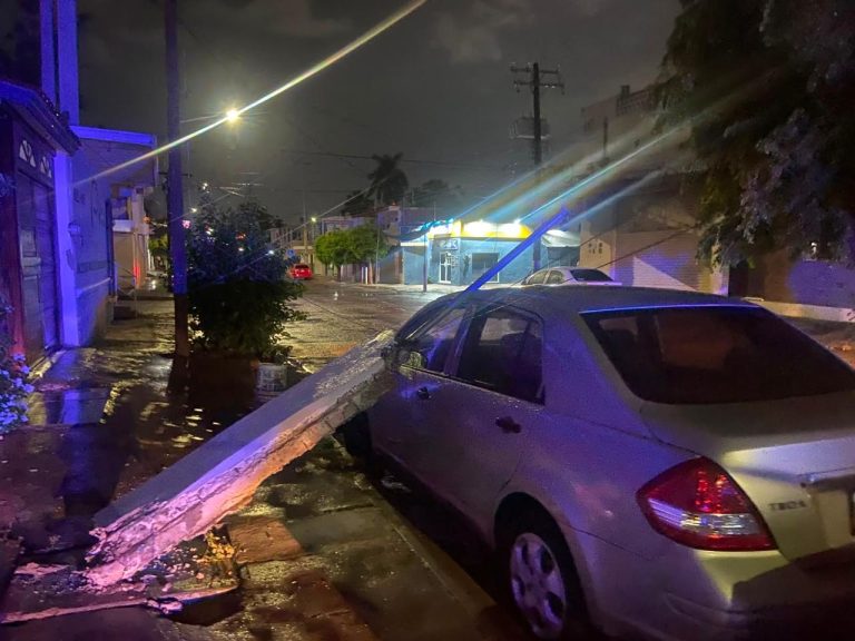 Generan vientos en  Culiacán 10 emergencias