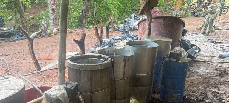 Incautan laboratorios clandestinos en Vizcaíno y Copaco, en Culiacán