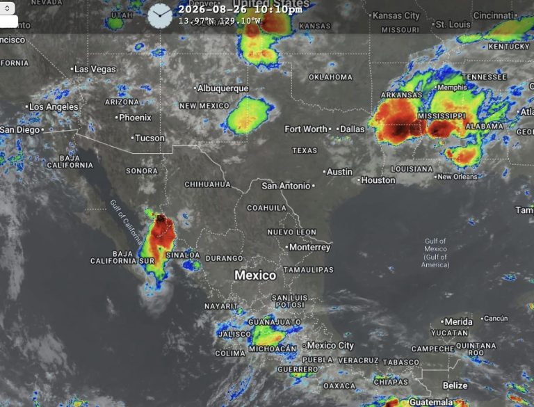 Golpea ahora tormenta a Ahome y El Fuerte