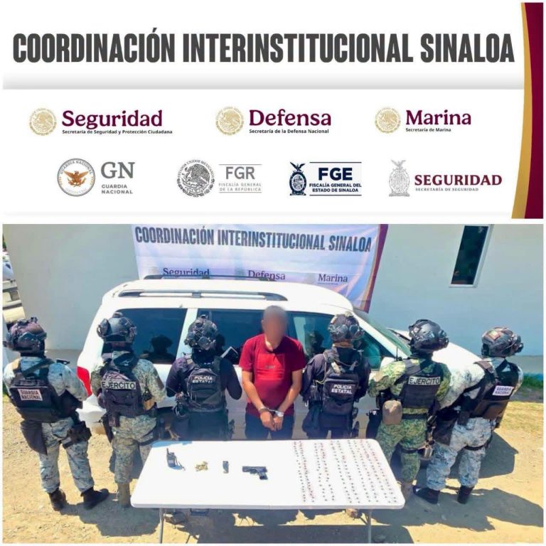 Intentó la evasión; cae armado y con presunta droga