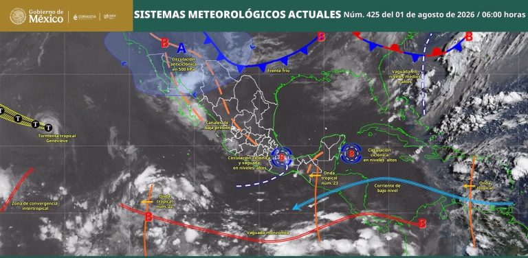 Lluvias intensas, frente frío y calor extremo: así estará el tiempo este sábado