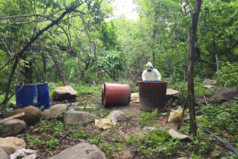 Incautan 3 laboratorios clandestinos en el poblado El Terrero