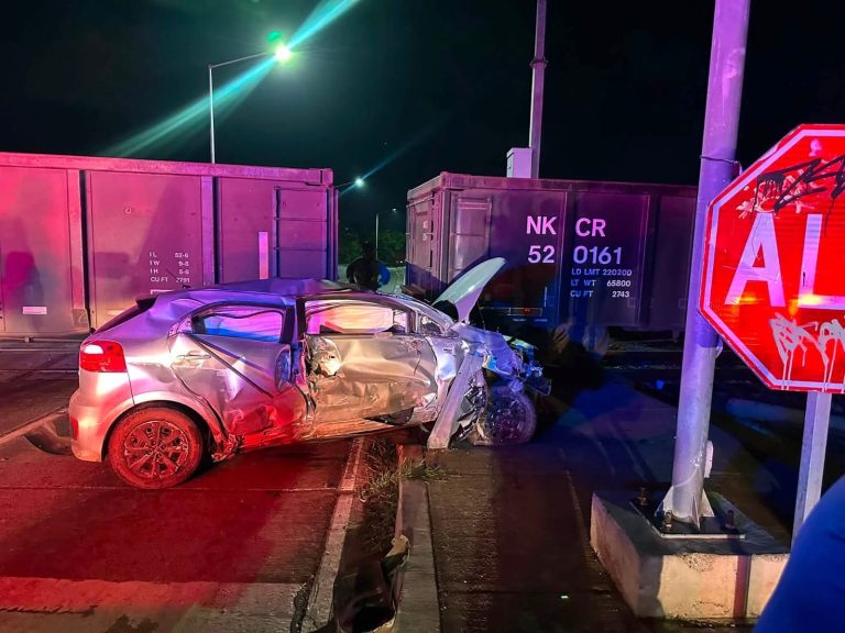 Se lo lleva el tren; termina en hospital