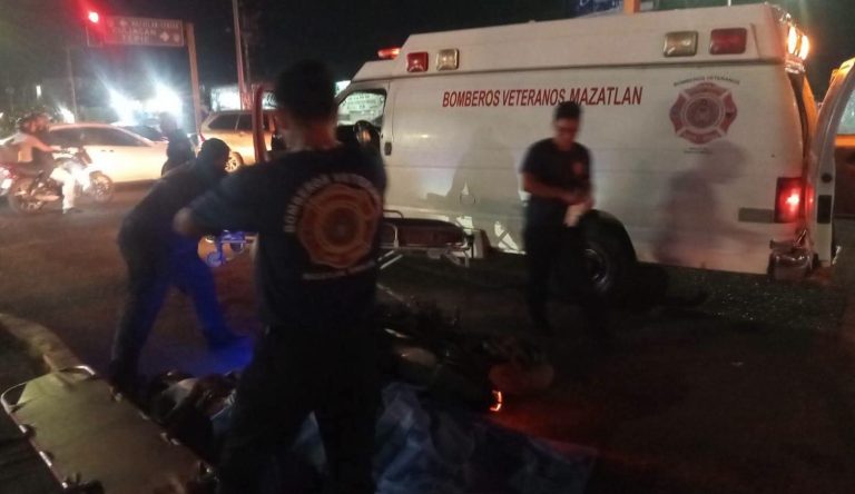 Iban en moto; hay un muerto y un herido tras ataque a balazos en Mazatlán