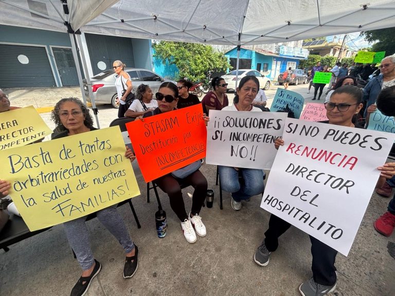 Andaba en campaña; le estalla protesta a Alcaldesa en Mazatlán