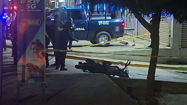 Muere motociclista tras ataque en la Zapata