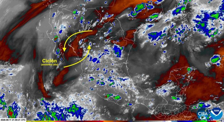 Advierten chubascos para esta noche en Sinaloa