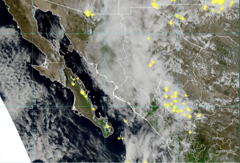Prevén lluvias fuertes en las próximas horas
