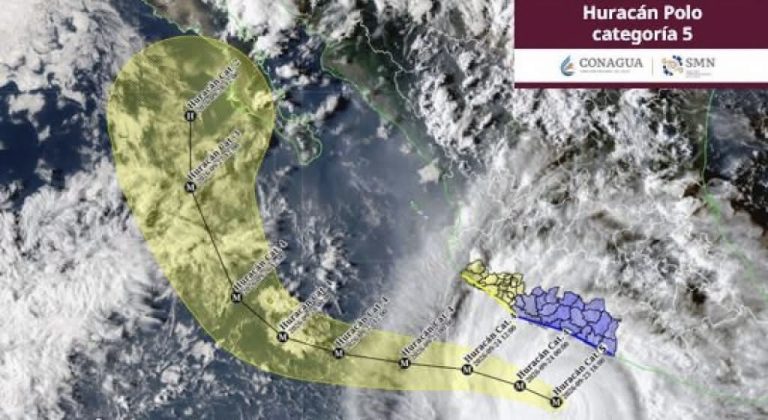 Aumenta Polo fuerza, otra vez, a categoría 5