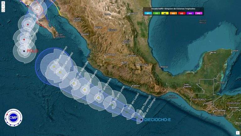 Este domingo se formaría la tormenta tropical Rachel