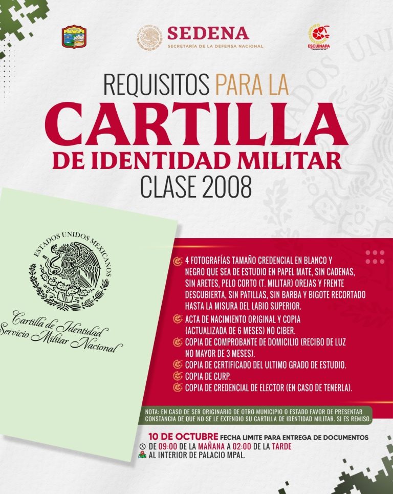 Últimos días para tramitar la Cartilla Militar