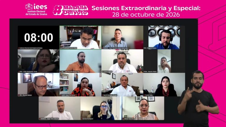 Ajustan calendario electoral en Sinaloa