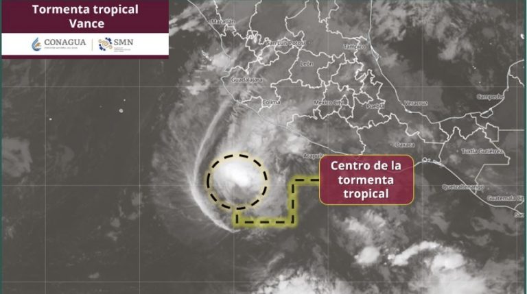 Se degrada Vance a tormenta tropical
