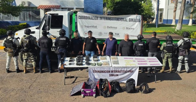 Detienen a 4 civiles en Culiacán